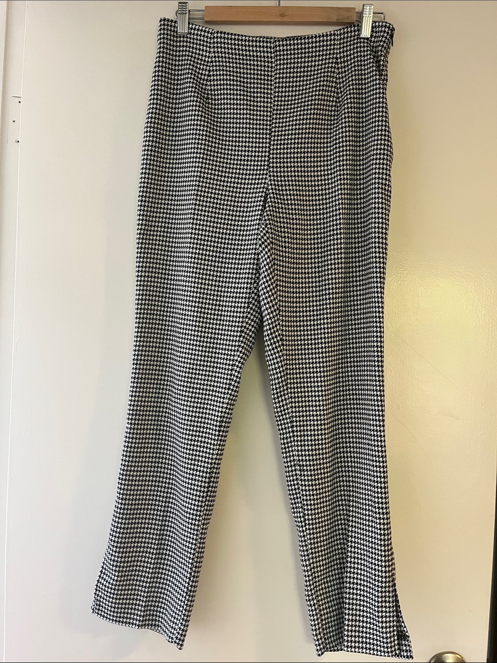 Halogen Black & White Houndstooth Pants